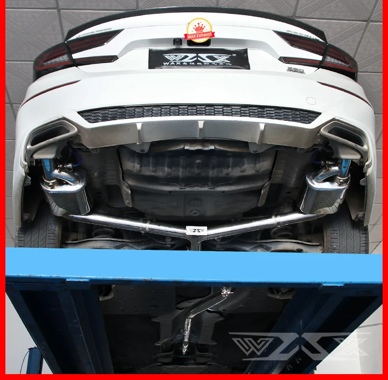 Catback Exhaust Pipe System Downpipe for Honda Accord 9/9.5/10 Generation 2013-2022 Stainless Steel Catback Exhaust Downpipe