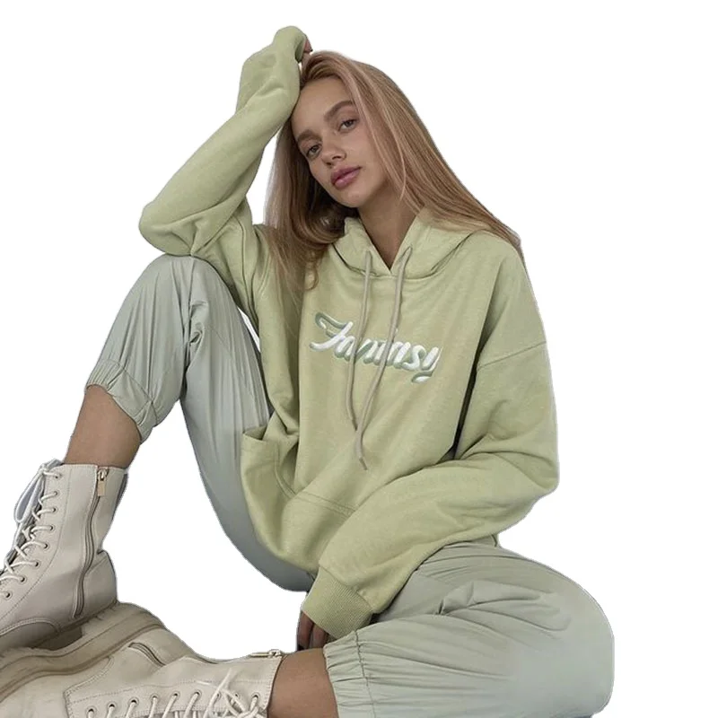 

CHM0015 Wholesale french terry high quality superdry sweater hoodie woman sweatshirts