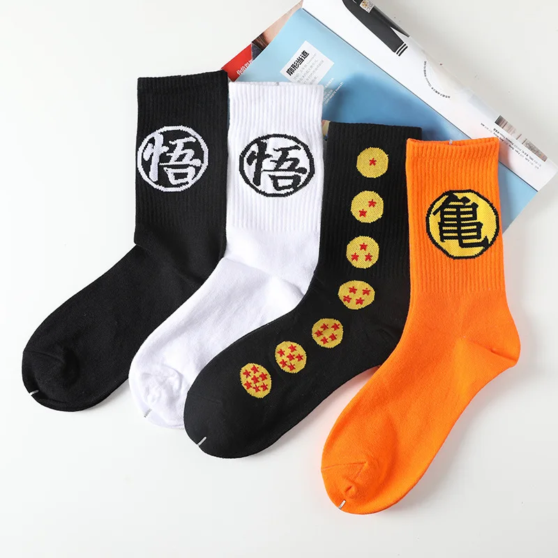 

Men's Novelty Crew Socks Dragon Gohan Goku Comics Design Women Casual Socks Boys Girls Couples Street Skateboard Sport Socks