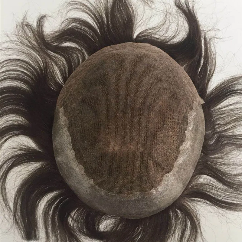 

JF Q6 MAN hair toupee replacement stock 2# instock ship out the same day