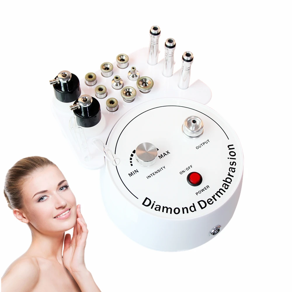 

Multifunction Dermabrasion Machine Black Head Removal Machine with Sprayer Vacuum for Mottle Spot Removal, White