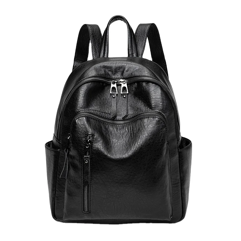 

Unisex Pu Leather Laptop Casual Travel Backpack College Bag for women, Customized color