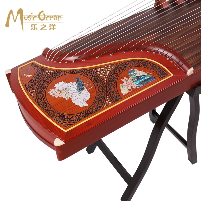

African rosewood guzheng factory direct sales test to play guzheng