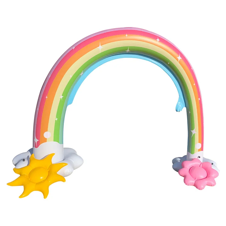 rainbow sprinkler arch