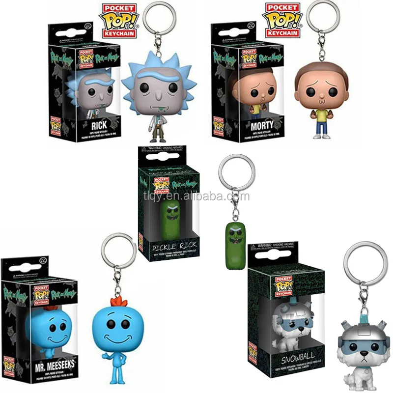 funko pop rick and morty keychain