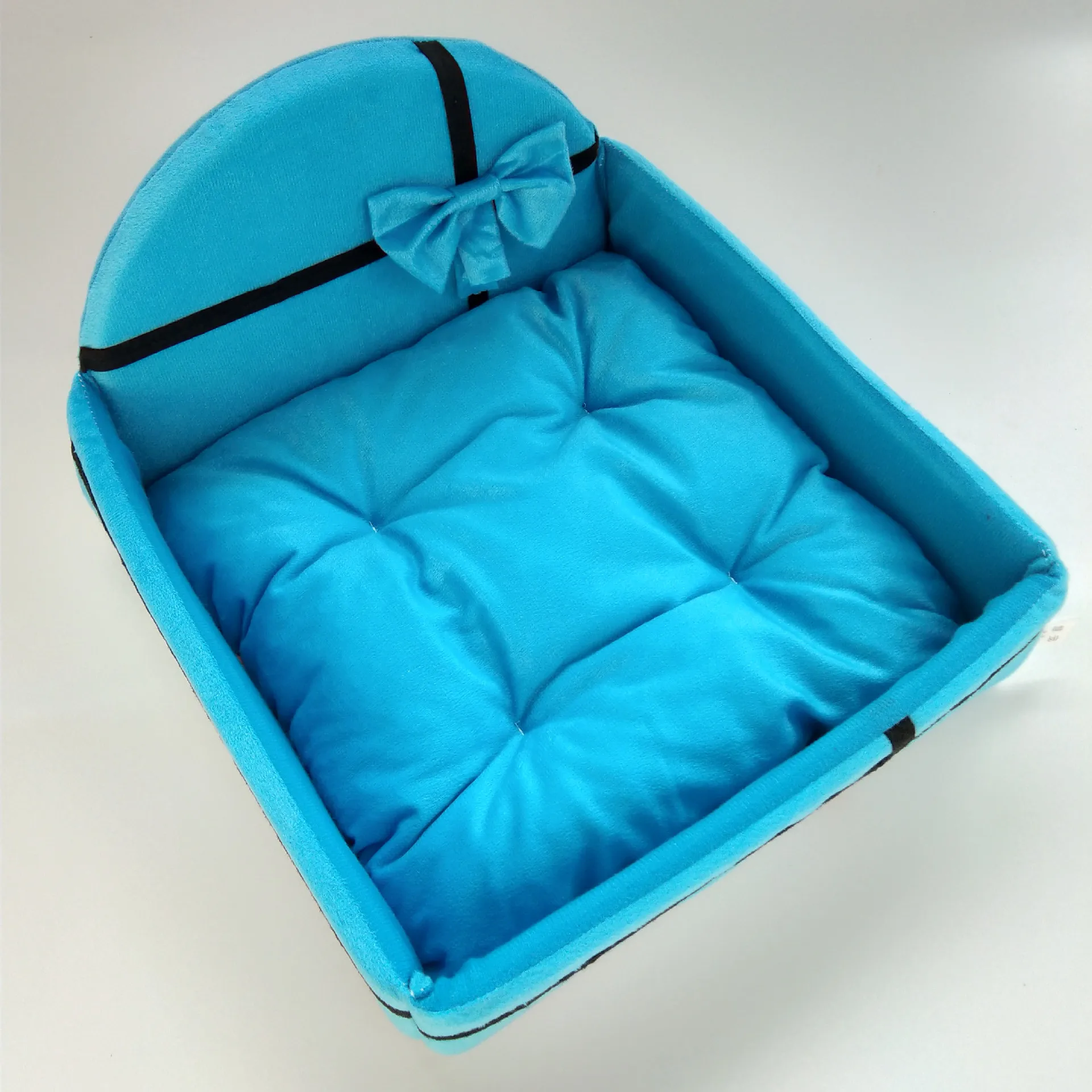 

Dog bed Removable And Washable Teddy Cartoon Pet Nest Pet Ssupplies Large dog Golden Dog Bed, Blue, pink