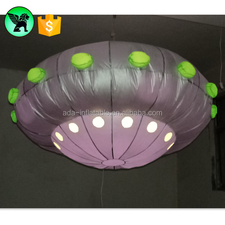 2m Event Inflatable Ufo Customized 6.56ft Lighting Ufo Inflatable For