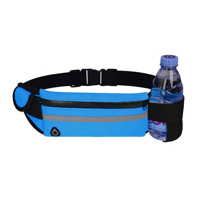 

Running Belt Waist Pack Water Resistant Runners Belt Fanny Pack for Hands Free Workout Adjustable Running Pouch for All Phones, Blue, green, black, pink,etc