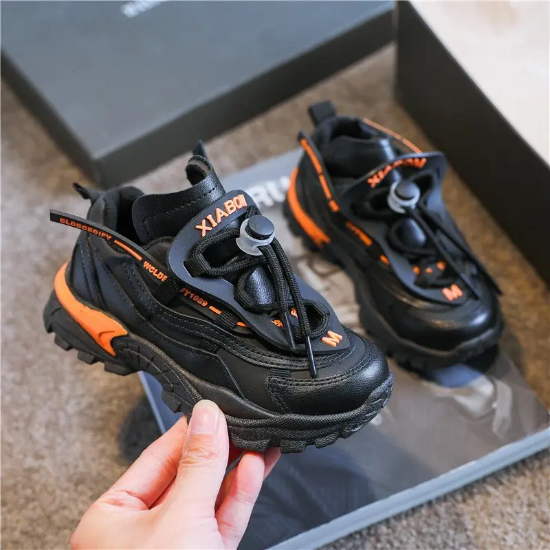 

Winter Baby Girls Running school Shoes Children Slip On Casual Sneakers Chunky lightweight Sneakers Trainer Kids Sport shoes
