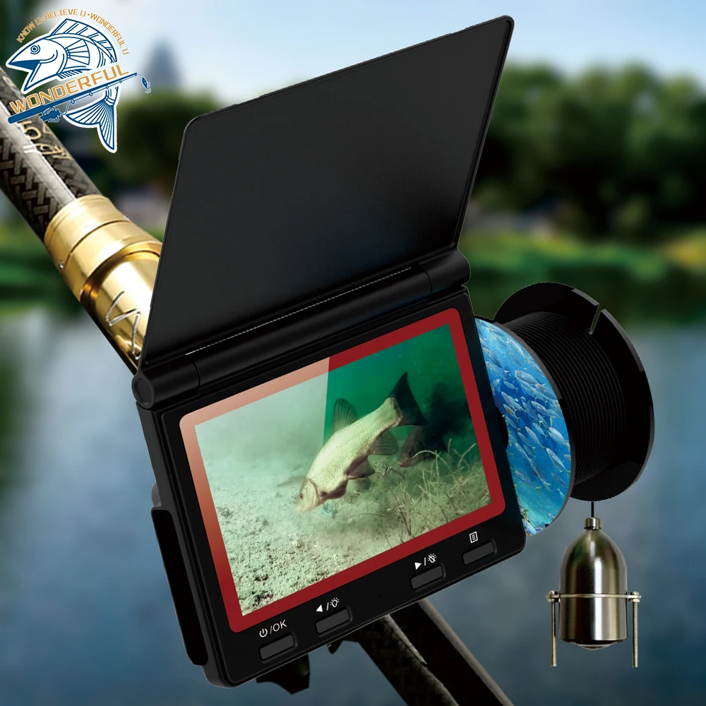 

180 degree electronic high light strong compatibility castable underwater clear muddy water fish finder video camera