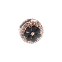 

New Arrival Popular Mix Color Round Rhinestone Strong Magnet Brooch Pin Crystal Hijab Pins For Women