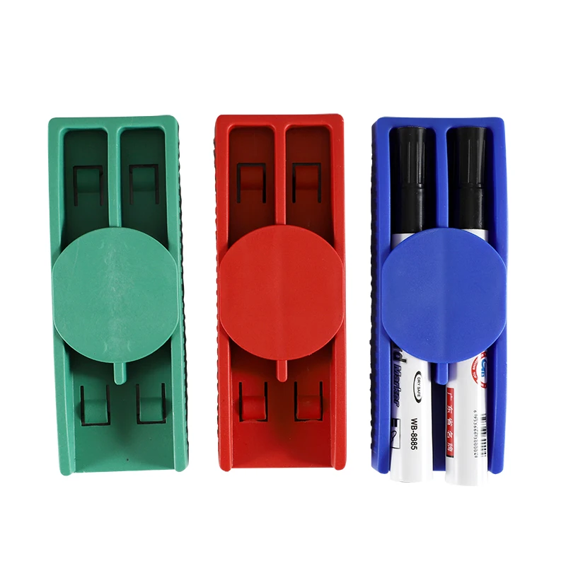 
High Quality Best Price Magnetic Whiteboard Eraser With Marker Holder For Office Whiteboard 