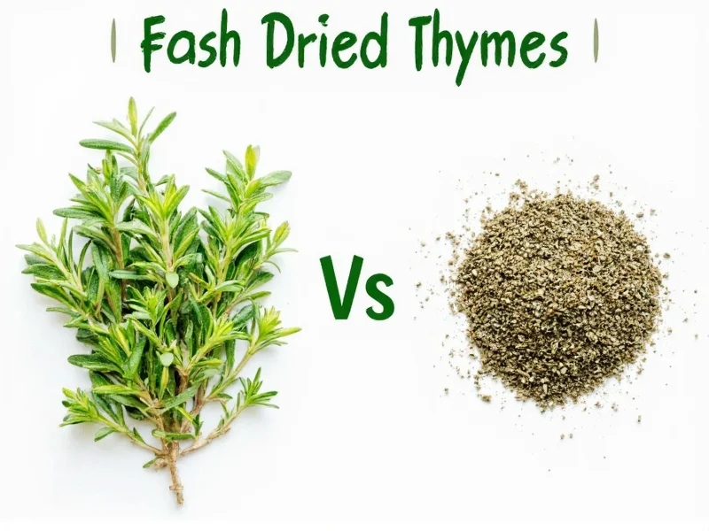 Fresh vs Dried Thyme: Key Differences & Substitution Guide
