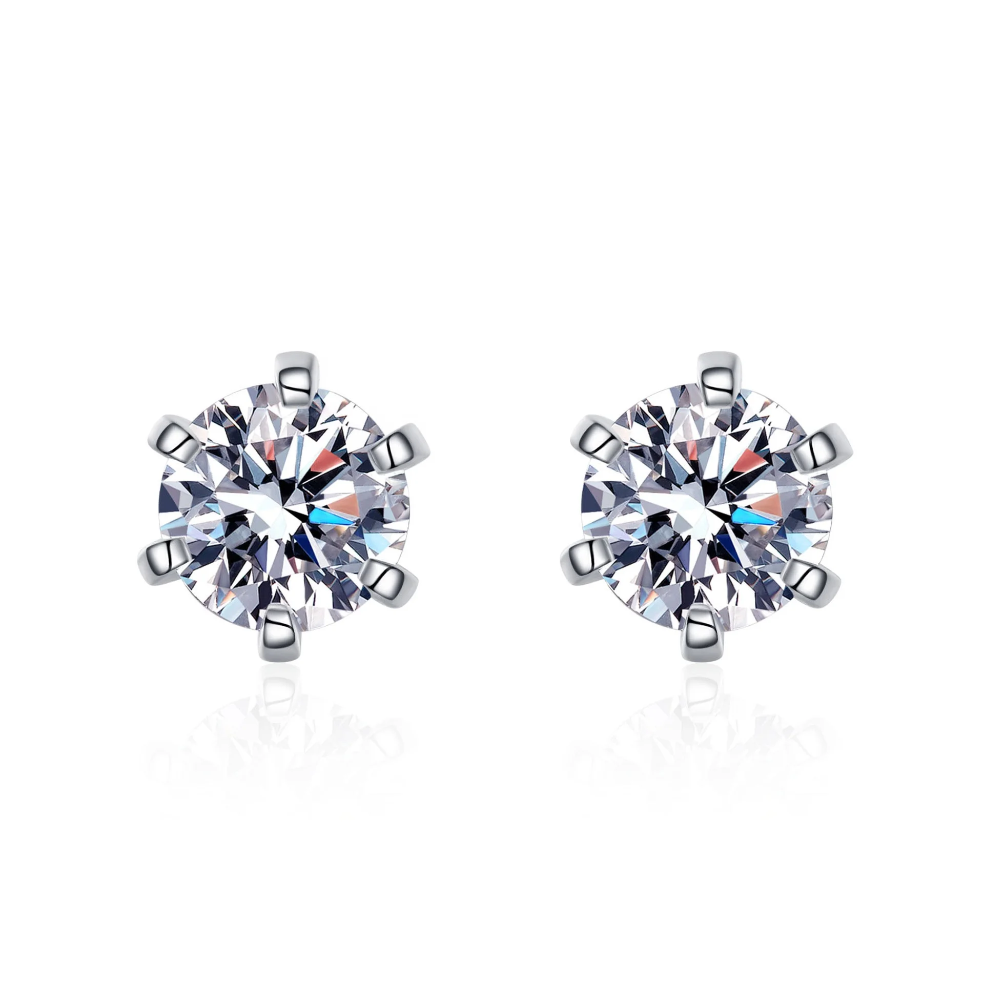 Orecchini Argento 925 Shining GRA Moissanite Jewelry 925 Sterling Silver Earrings Women Jewelry