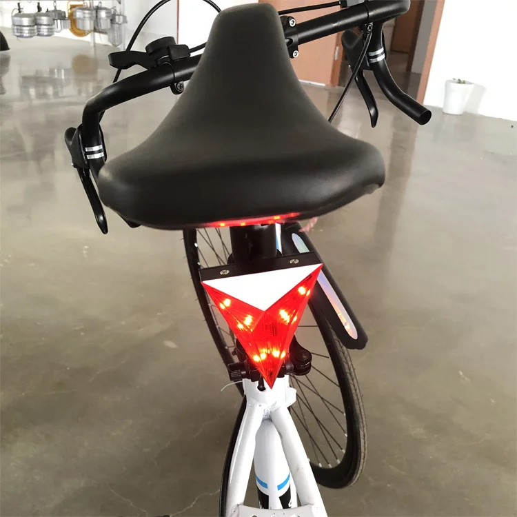 

LED bike light at bicycle rear light