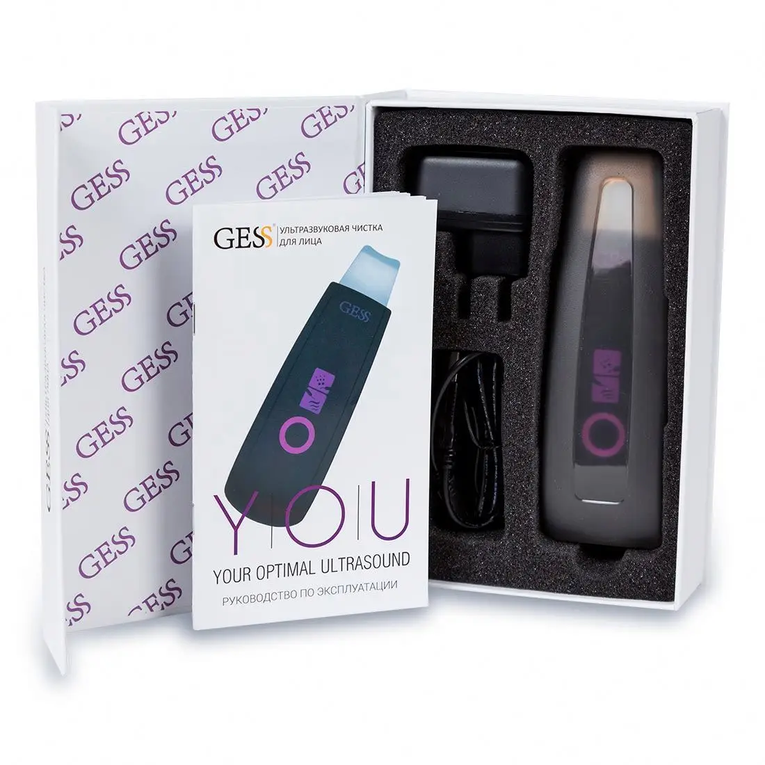 

Good Selling Ultra Ultrasound Ems Face Sonic Ion Facial Skin Scrubber, Black