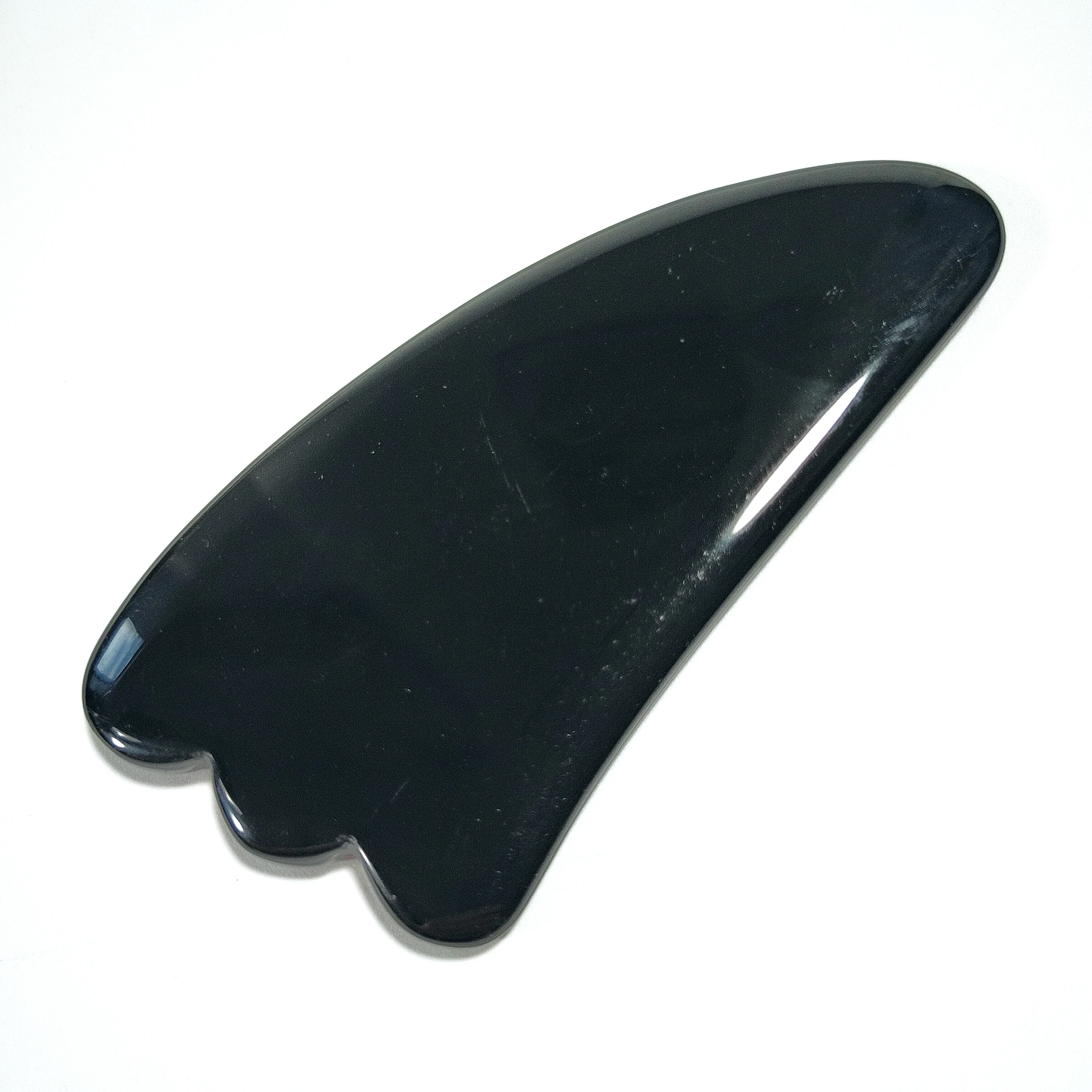 

Fast shipping beauty personal care Black Obsidian Spoon Square shape gua sha board