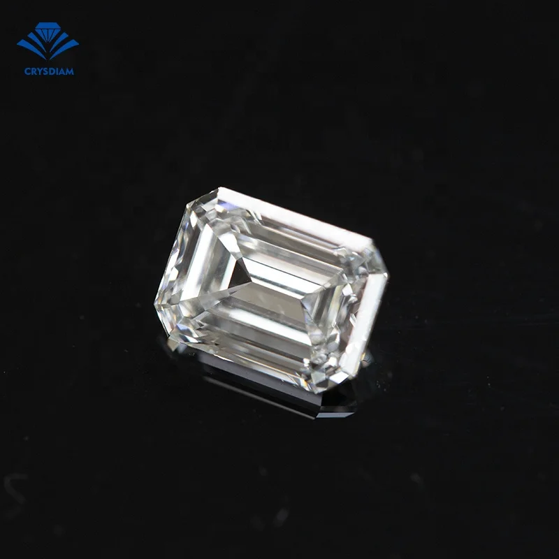 

CRYSDIAM Emerald Cut VVS2 ningbo cvd diamonds loose cvd loose diamonds flawless loose rough diamond stone