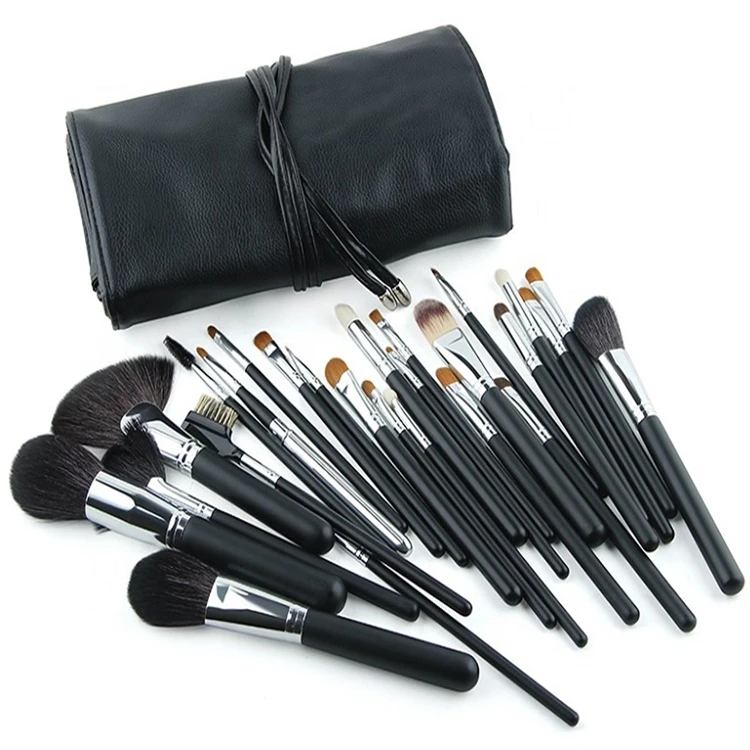

26 Pcs brush makeup Black Luxury Makeup Brush Set Kit Wholesale Wood Handle Private Label foundation Cosmetic makeup brushe