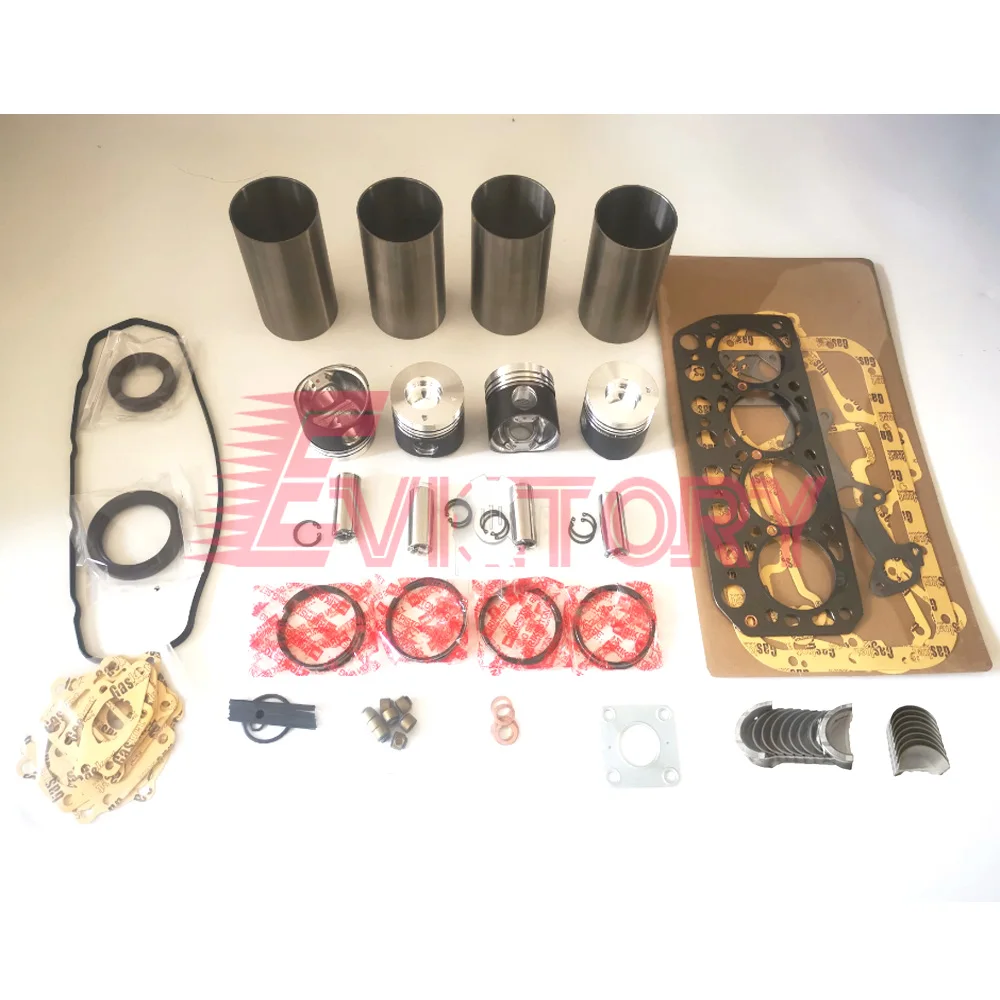 

For Mitsubishi K4D rebuild overhaul kit valve guide cylinder liner sleeve kit