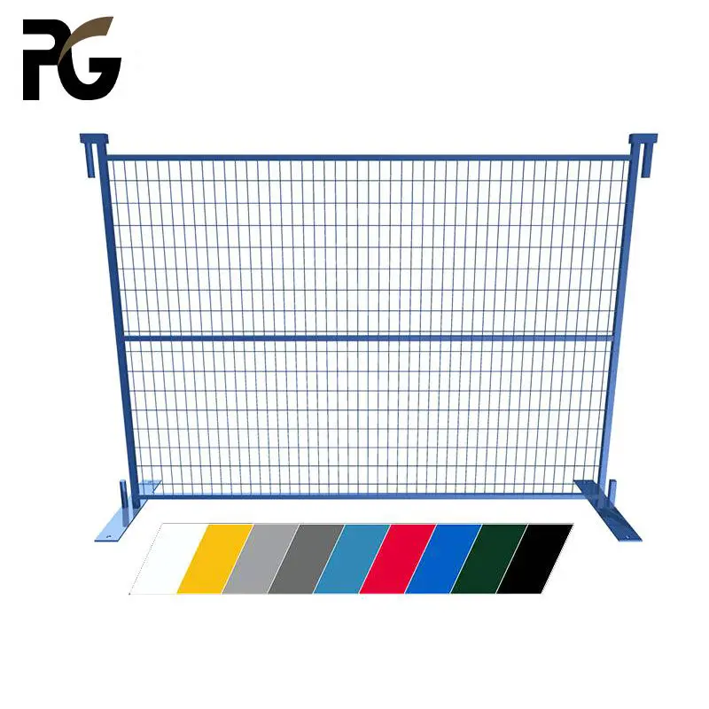 

6ftx10ft High Quality Galvanized Powder Coated Temporary Fence Canada Construction Site Fencing