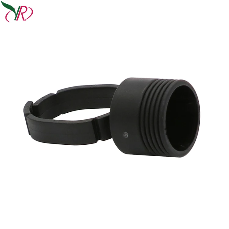 

Individual Package Ring Ink Cups With Sponge Plastic Tattoo Ink Container Wholesale, Black