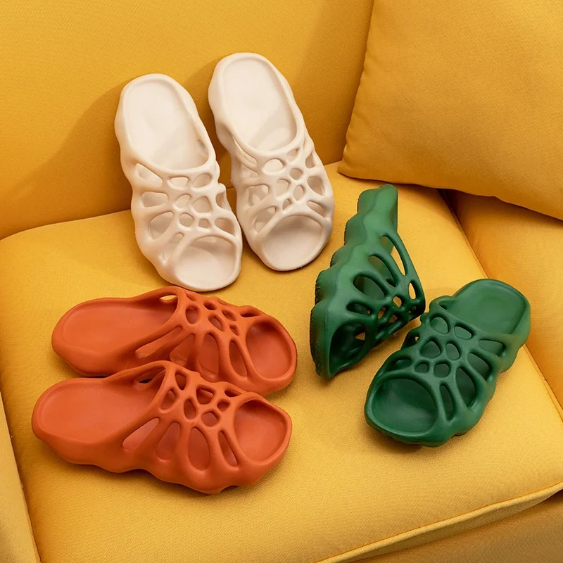 

Summer New Outdoor Fashion EVA Women's Lightweight foam sandals Ladies Flat Memory Foam slides, As shown in the figure