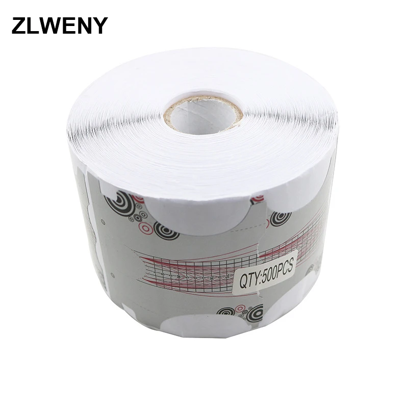 

Wholesale customized logo nail acrylic forms aluminium nail form