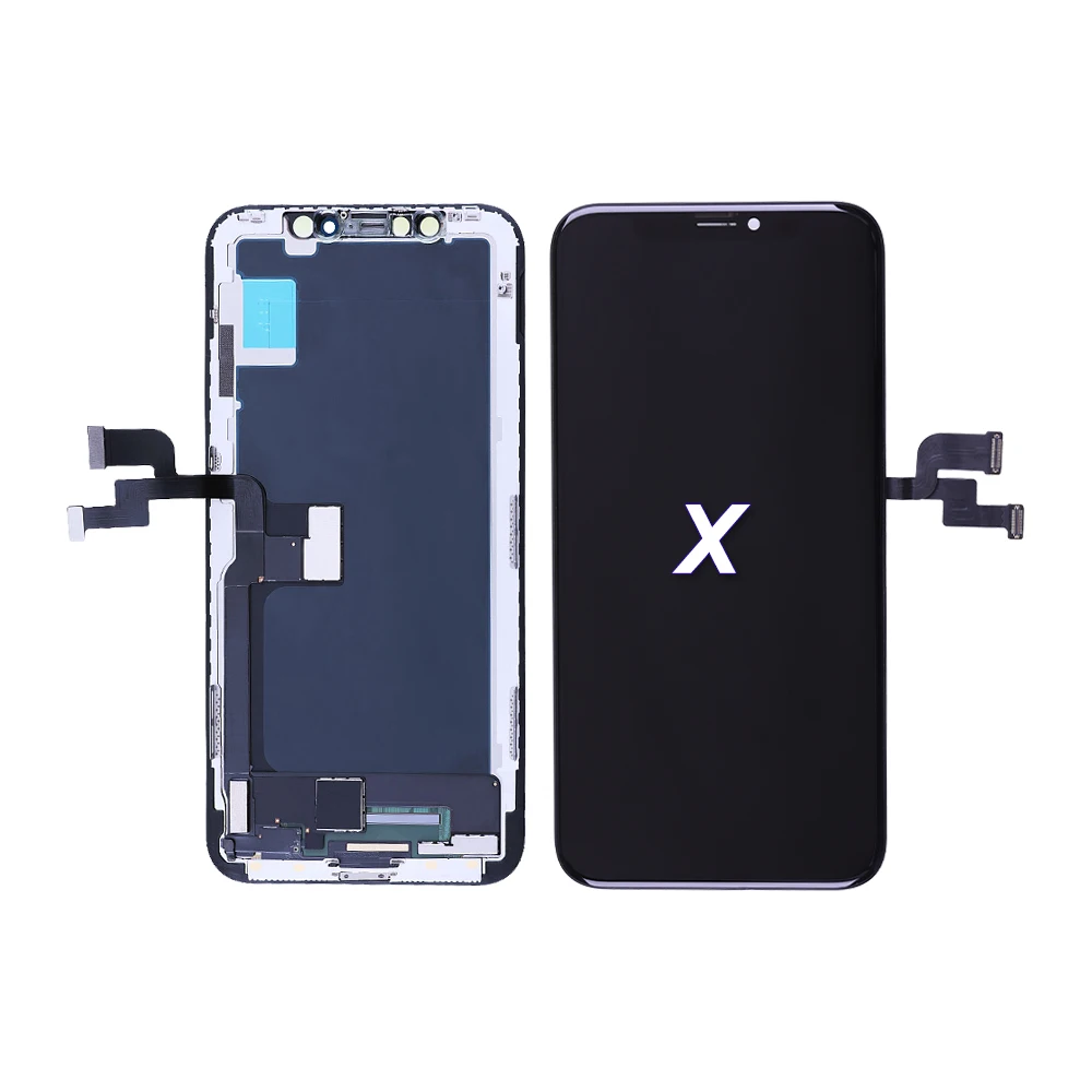 

Guaranteed LCD Screen for iPhone X LCD OEM Soft Hard GX OLED TFT Incell LCD Display With Digitizer Mobile Phone Screen