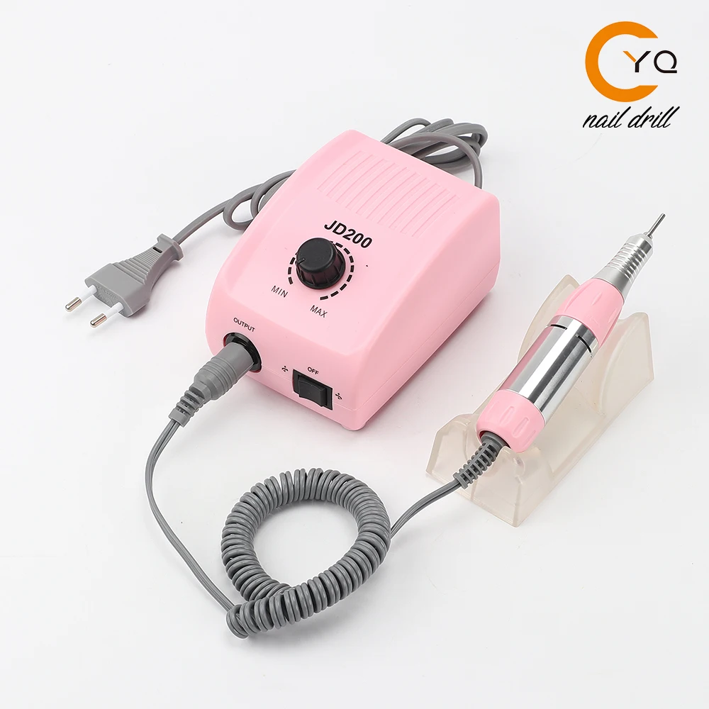 

Rechargeable 30000RPM Drilling Machine Nail Portable E File for Acrylic Nails, White,black silver,red,pink color