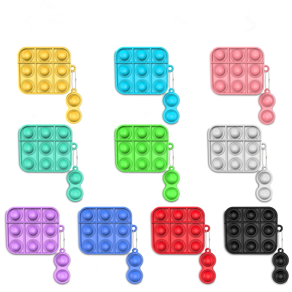 

new arrival for airpods push bubble case for airpods 3d cute silicone case for airpods pro 3 4 case
