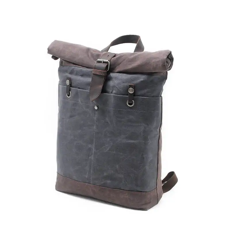 

16950 Wholesale Male Vintage Canvas Outdoor Large Hiking Travelling Dry Bags Waterproof Backpack Bag