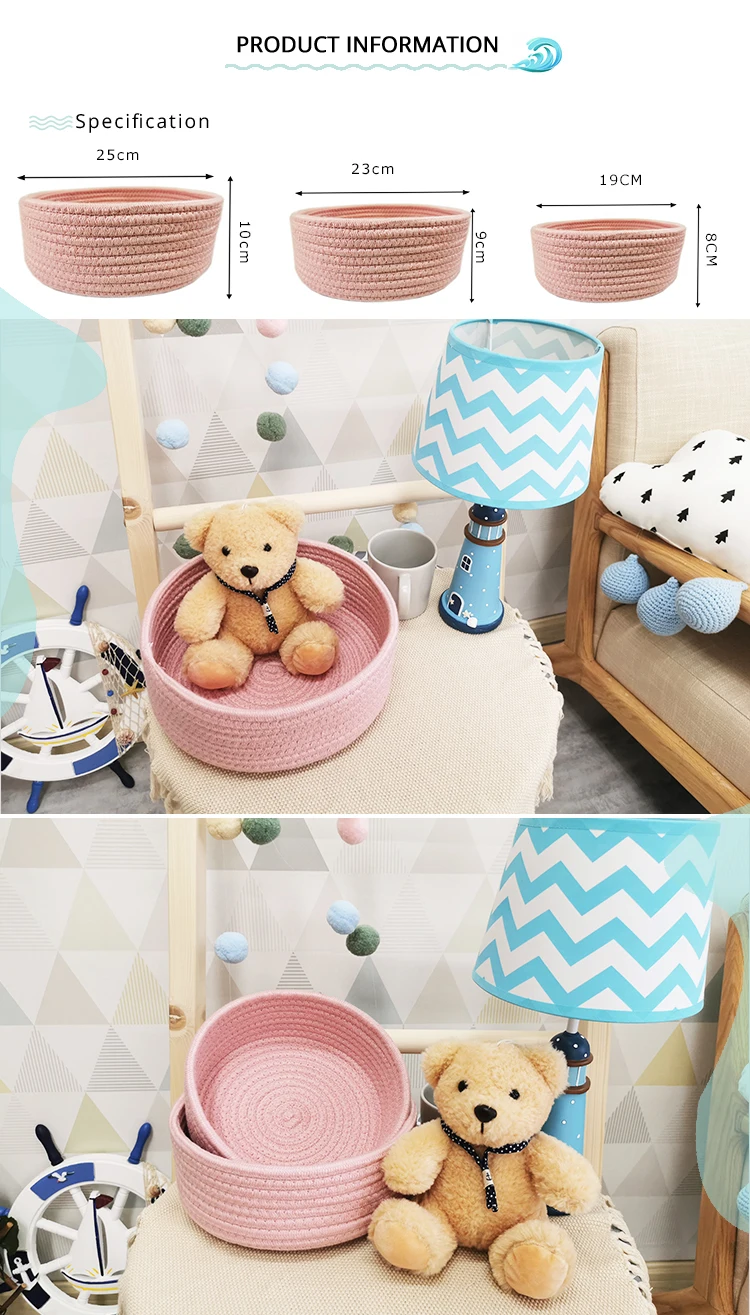 High Quality Collapsible Fashion Design Wine Clothes Living Room Storage Basket