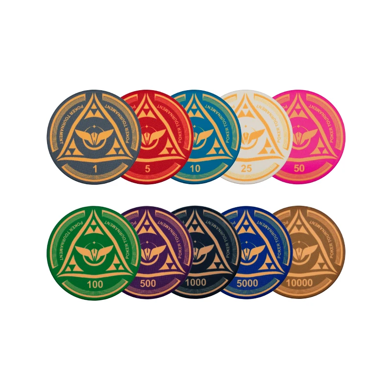 

YH 10 Colors Casino Quality 10G EPT Ceramic Poker Chips With Custom Logo, 10 colors choose/custom design