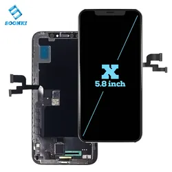 Free sample mobile phone lcds for iphone X screen 