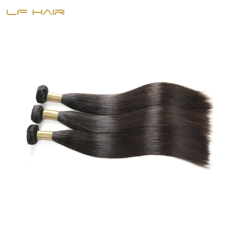

LE HAIR straight brazilian human hair bundles with closure