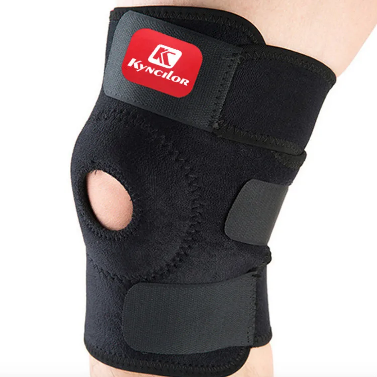 

Cycling Running Neoprene Knee Support Brace Adjustable for Arthritis, Joint Pain Relief, Injury Recovery, Black