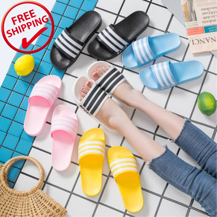 

Wholesale custom plastic plus size black pink eva beach shoes men and women's slippers, Colorful