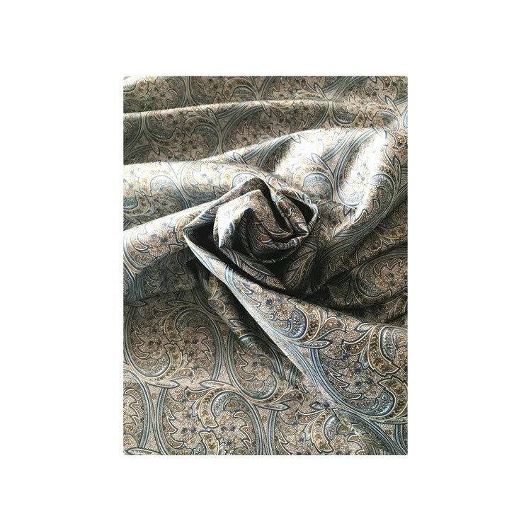
Foreign trade supply Champagne dark blue of colour dress stretch lining fabric lining logo 