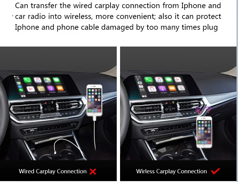 NEW W. CarPlay Interface android 9.0 /PhoneCast For universal carplay android box