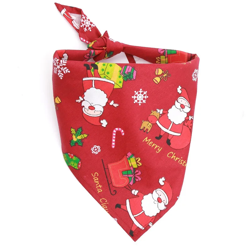 

Dog Bandanas Fashion Neck Scarf Christmas Pet Triangular Bandage