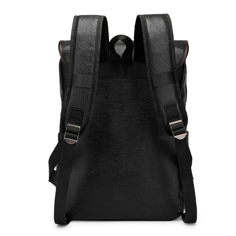 

Twinkle Factory For School Large Capacity Mens Backpacks Leather Backpack