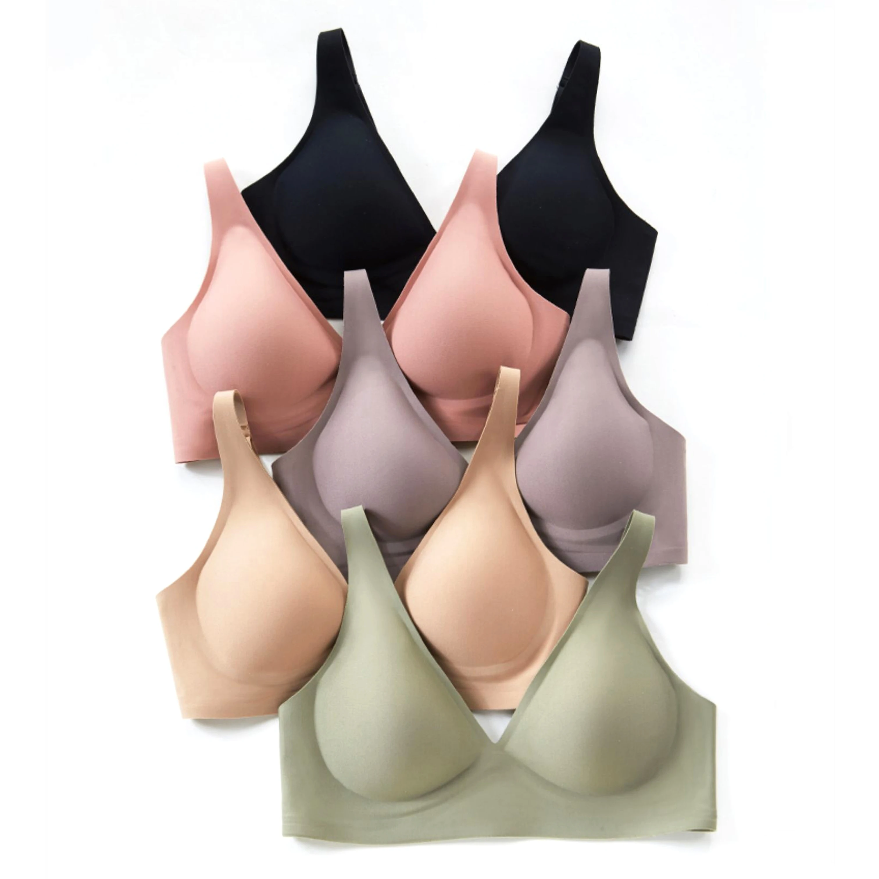 

2021 hot high quality low price brathable yoga women's sport jelly air bra, Black/skin tone/milk coffee/matcha green/red bean paste