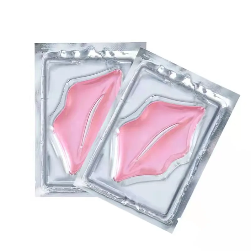 

Factory Sell Sheet Lipmask Patches Wrinkle Moisturizer Plumper Lips Care Vegan Collagen Pink Crystal Lip Mask