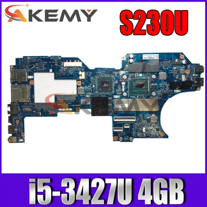 

Thinkpad applies FRU 04X0729 04Y1533 to the S230U i5-3427U 4GB computer motherboard