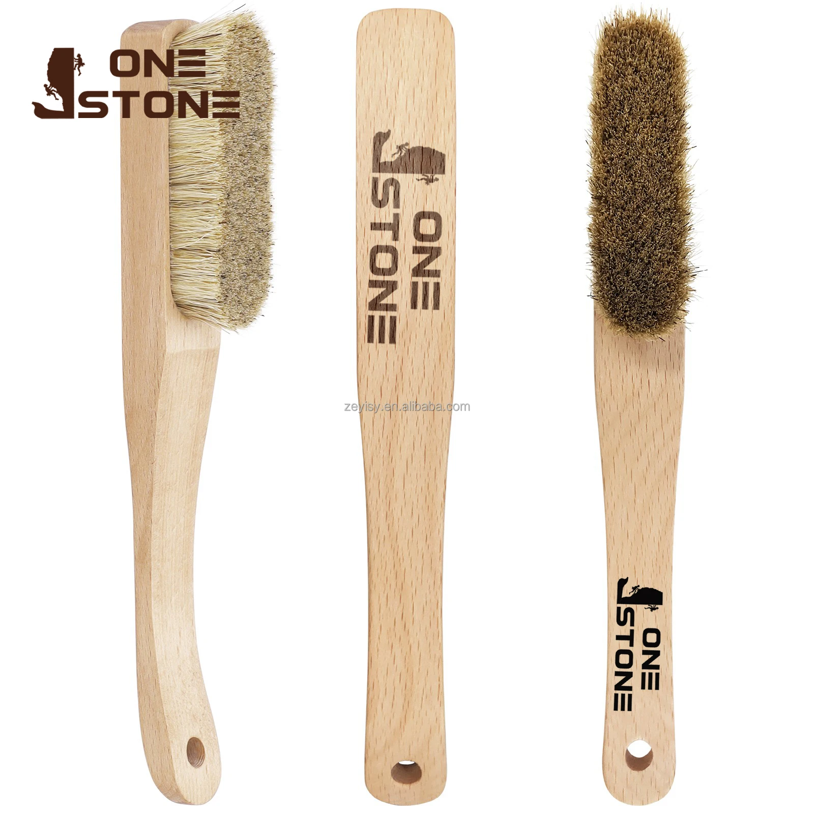 High Quality One Stone Rock Climbing Brush with Beech Wood and 1-3cm Thickness for Rock Climbing Shoes