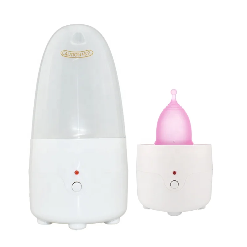 

Amazon Hot Sale Cup Menstrual And Sterilizer Cup Steam Cleaning Cleaner Easy To Carry, White
