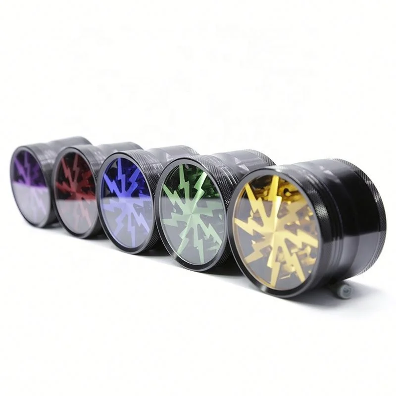 

Wholesale Lightning Design Grinder Hand-rolled Cigarette Maker Dry Herb Tobacco Grinder, Picture