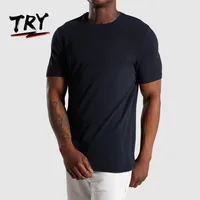 

Performance tee black men's pima cotton gym top trend men's t-shirts short sleeve o-neck tshirts