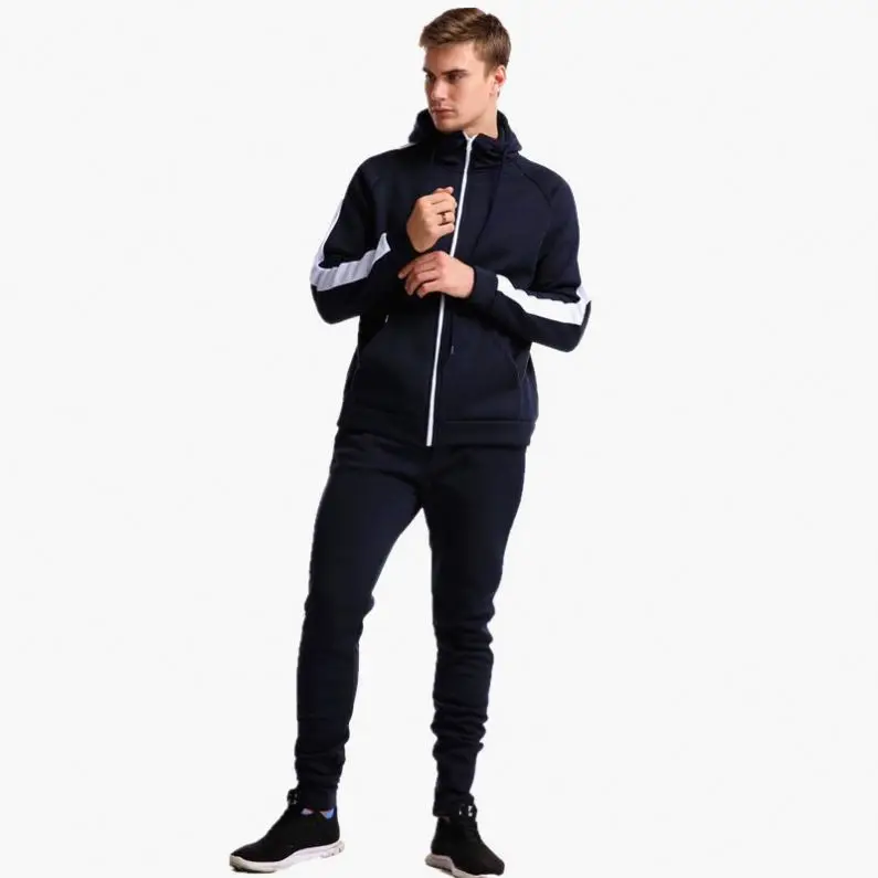 

Hot Sell 100% Cotton Sweatsuit Unisex tracksuits for men jogging tracksuits for men jogging, Picture shows